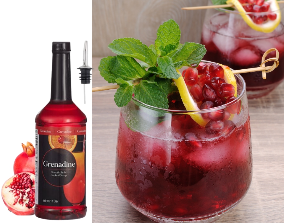 Sparkling Pomegranate Banger Non-Alcoholic Cocktail