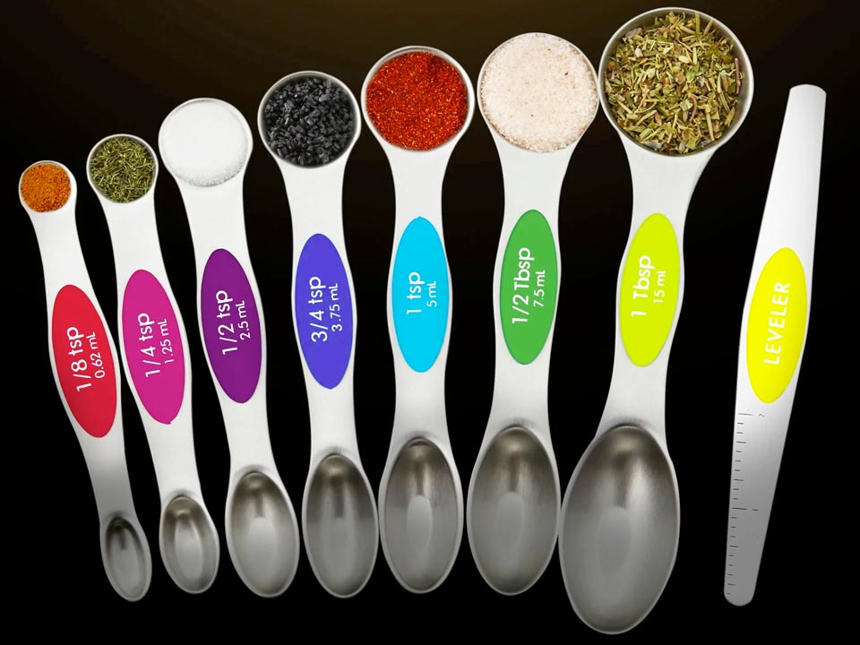 Spring Chef Magnetic Measuring Spoons Set 