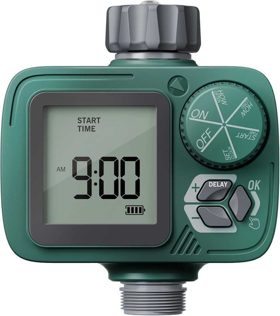 Sprobil Programmable Sprinkler Timer With Rain Delay