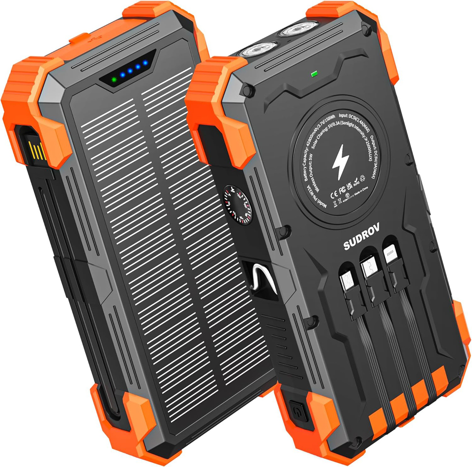Sudrov 42800mAh Solar Charger Power Bank