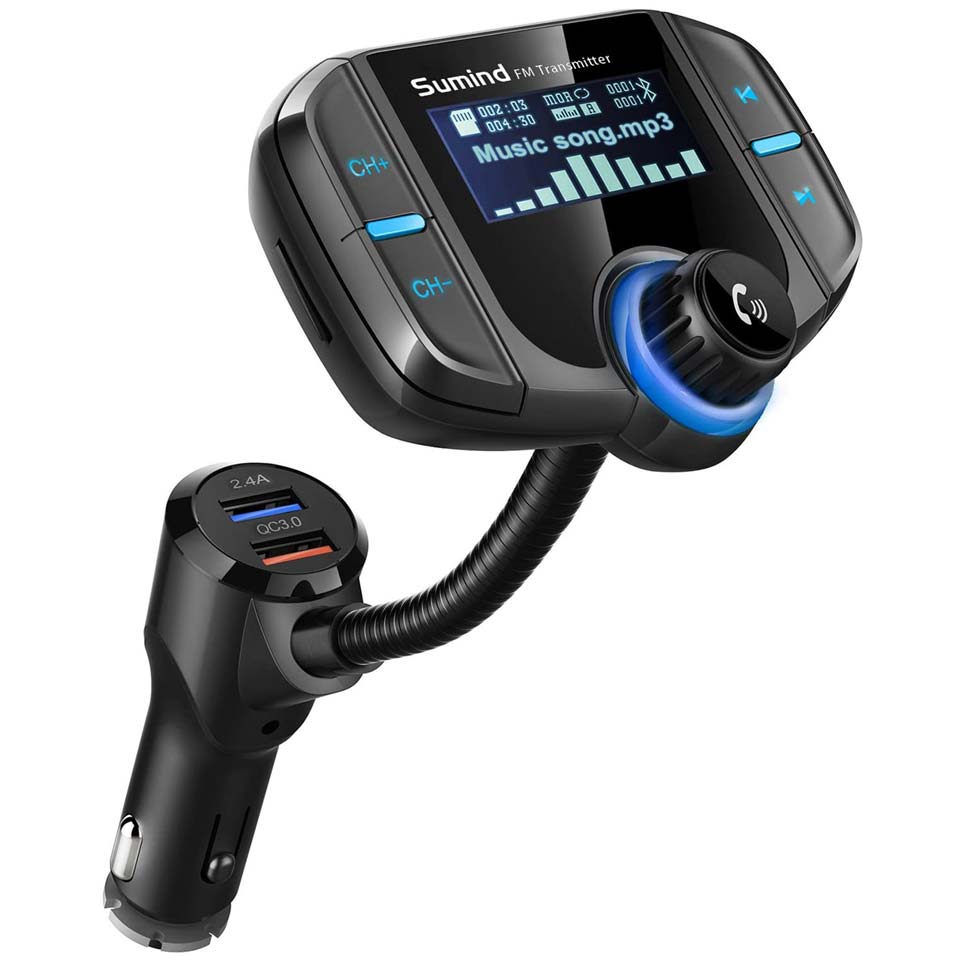 Sumind Wireless Radio Bluetooth FM Transmitter