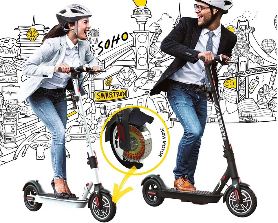 Swagtron 5 Boost Electric Scooter