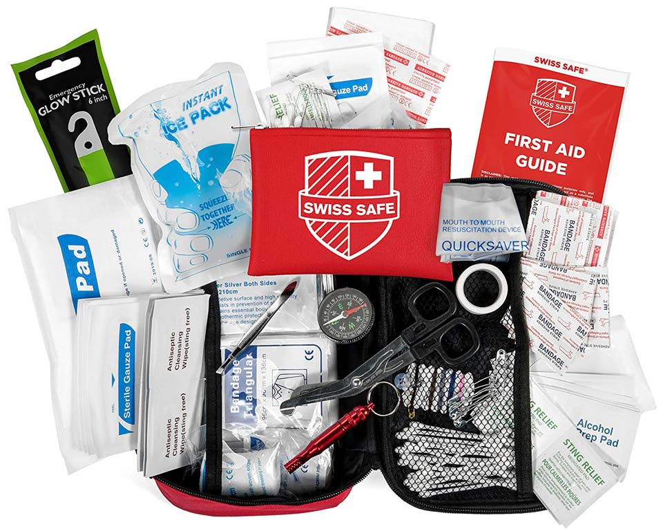 Swiss Safe 2-in-1 First Aid Kit 