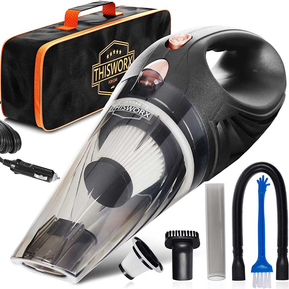 THISWORX Portable Car Vacuum Cleaner 