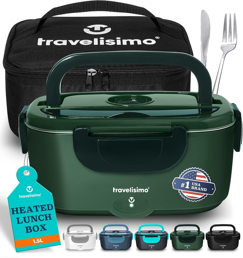 TRAVELISIMO Electric Lunch Box For Travel Work And More