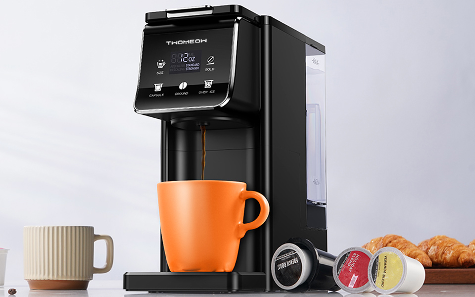 TWOMEOW 3-In-1 Hot And Iced Coffee Maker