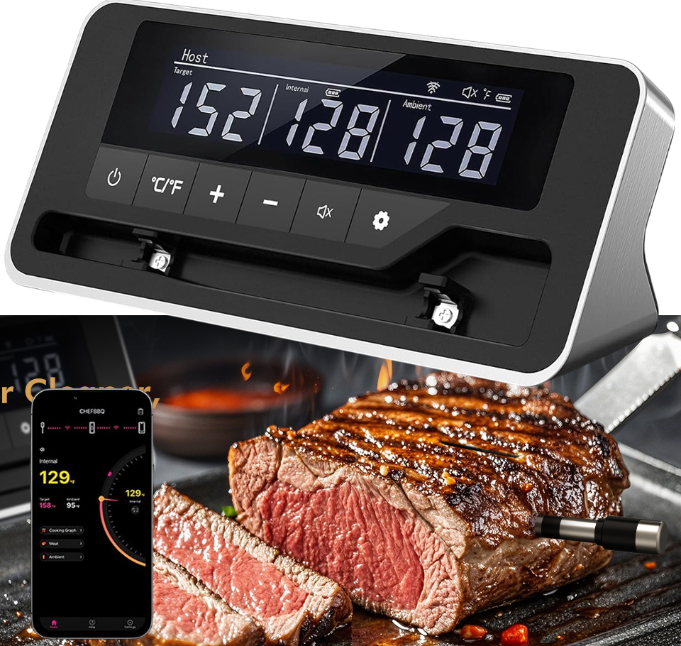 TempGrill Smart Wireless Digital Meat Thermometer