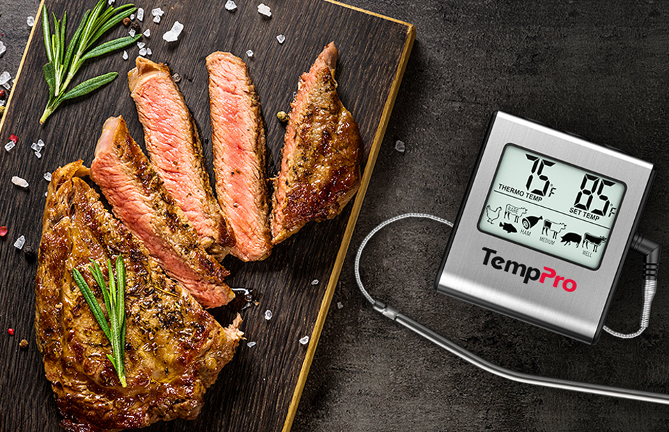 TempPro TP16 Large LCD Digital Thermometer