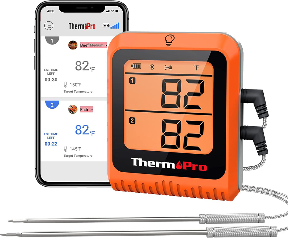 ThermoPro 650 FT Bluetooth Thermometer For Grilling And Smoking