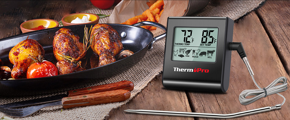 ThermoPro TP16 Large LCD Digital Meat Thermometer