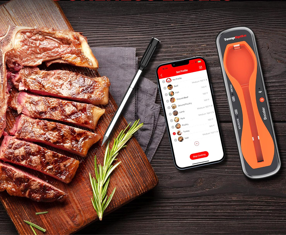ThermoPro TempSpike 500FT Wireless Meat Thermometer