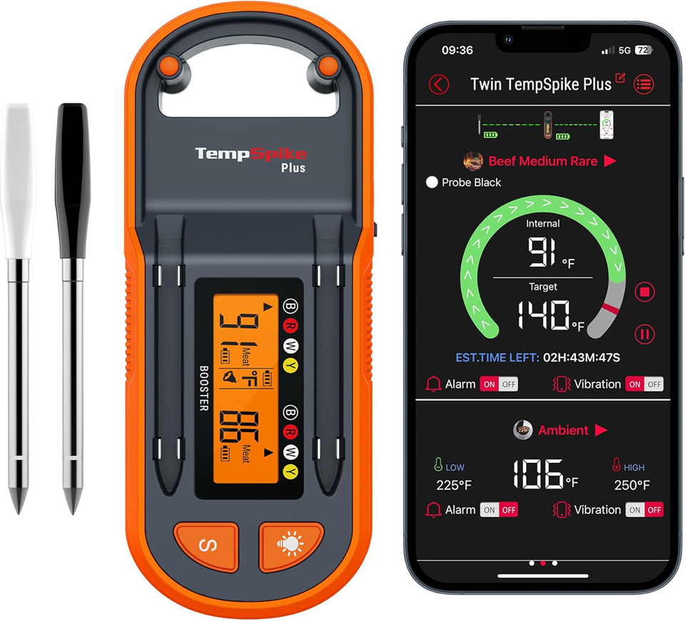 ThermoPro TempSpike Plus 600FT Bluetooth Meat Thermometer 
