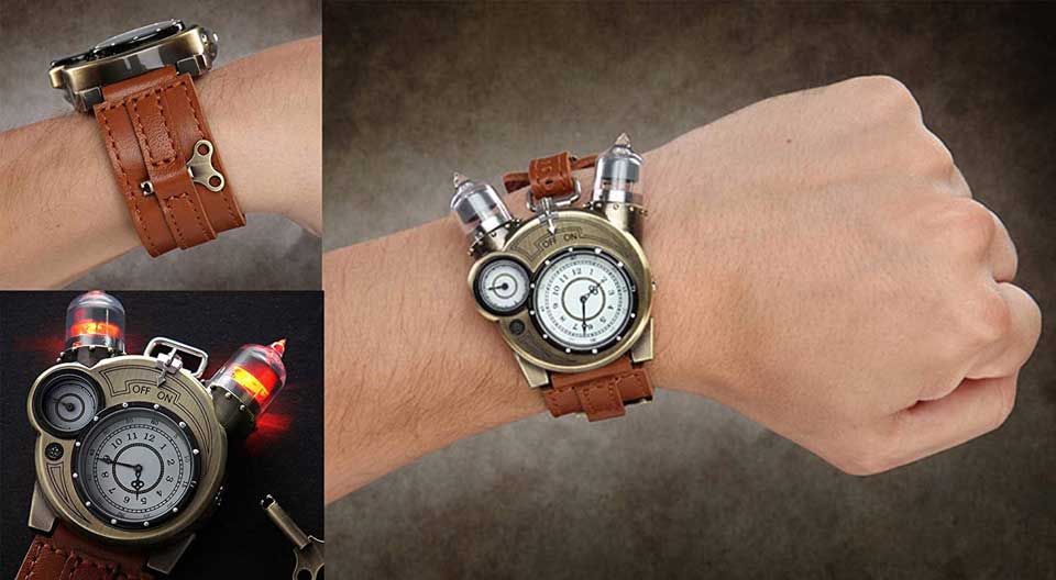 ThinkGeek Steampunk-Styled Analog Watch