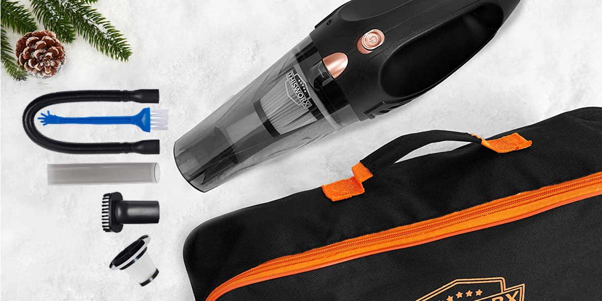 Gadgets gifts on sale - Thisworx Portable Car Vacuum Cleaner