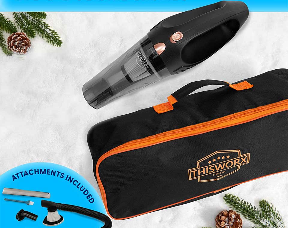 Thisworx Portable Car Vacuum Cleaner