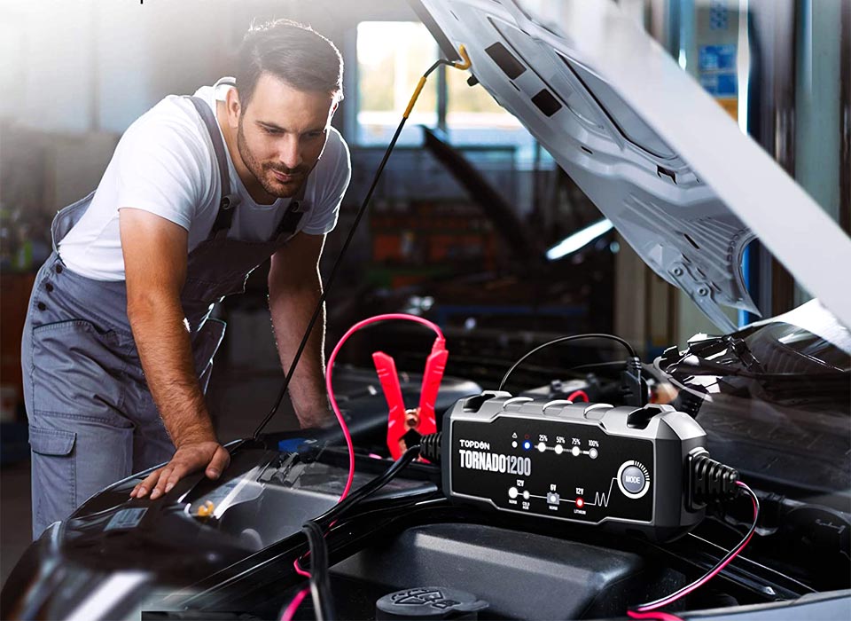 Topdon Automotive Trickle Battery Charger