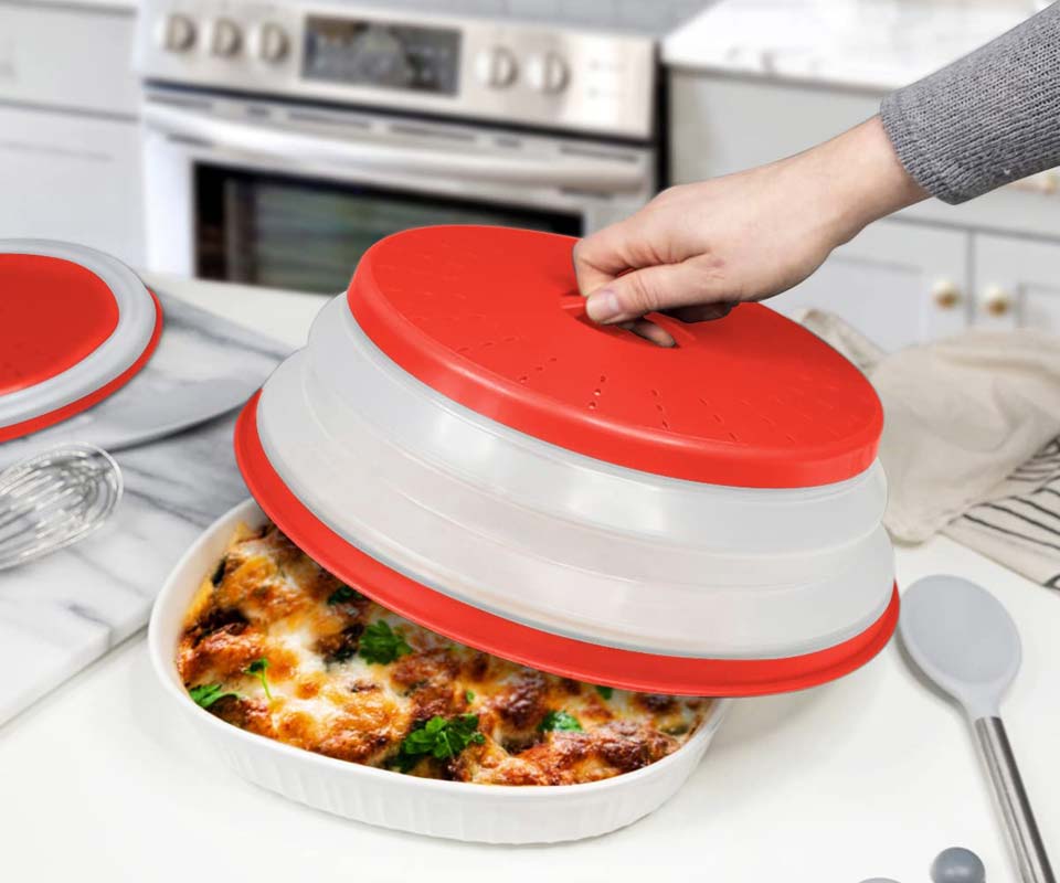 Tovolo Collapsible Microwave Splatter Proof Plate Cover