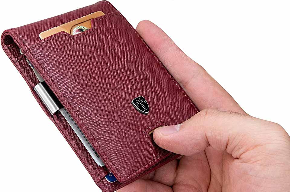 Travando Slim Wallet RFID Blocking