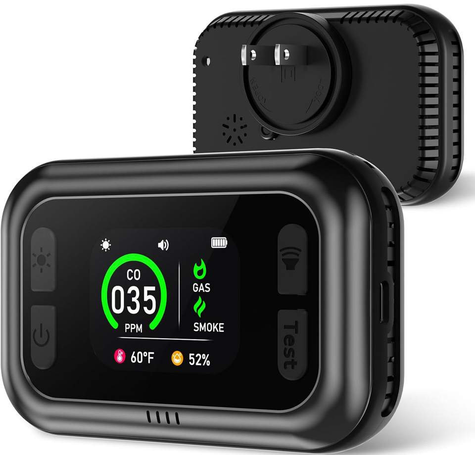 Tuiken 5-In-1 Carbon Monoxide Detector