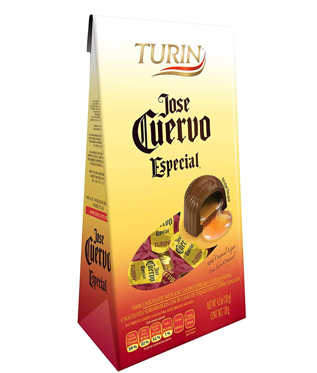 Turin 3-Pack Dark Chocolates with Cuervo Especial Filling