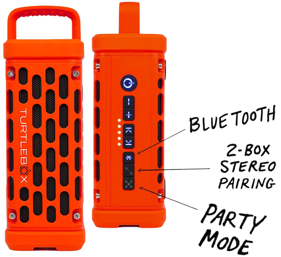 Turtlebox Ranger Portable Waterproof Outdoor Bluetooth Speaker