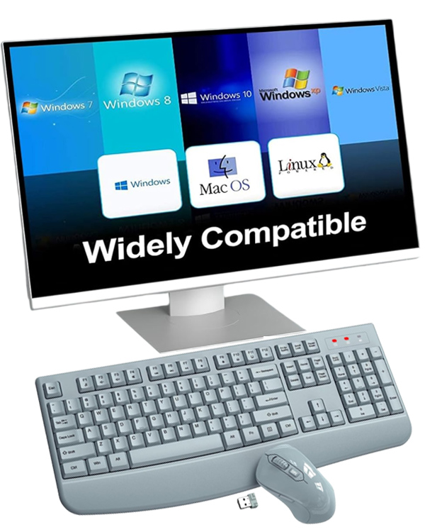 ULSOU Wireless Keyboard And Mouse Combo
