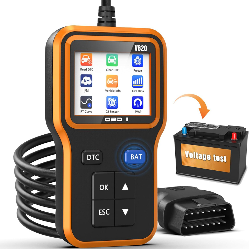   UMEIJA OBD2 Scanner With Battery Tester 
