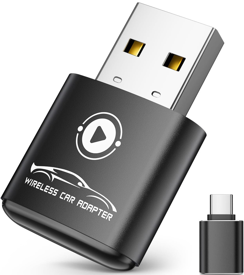 VNILRGLE Mini Wireless CarPlay Adapter For Apple iPhone
