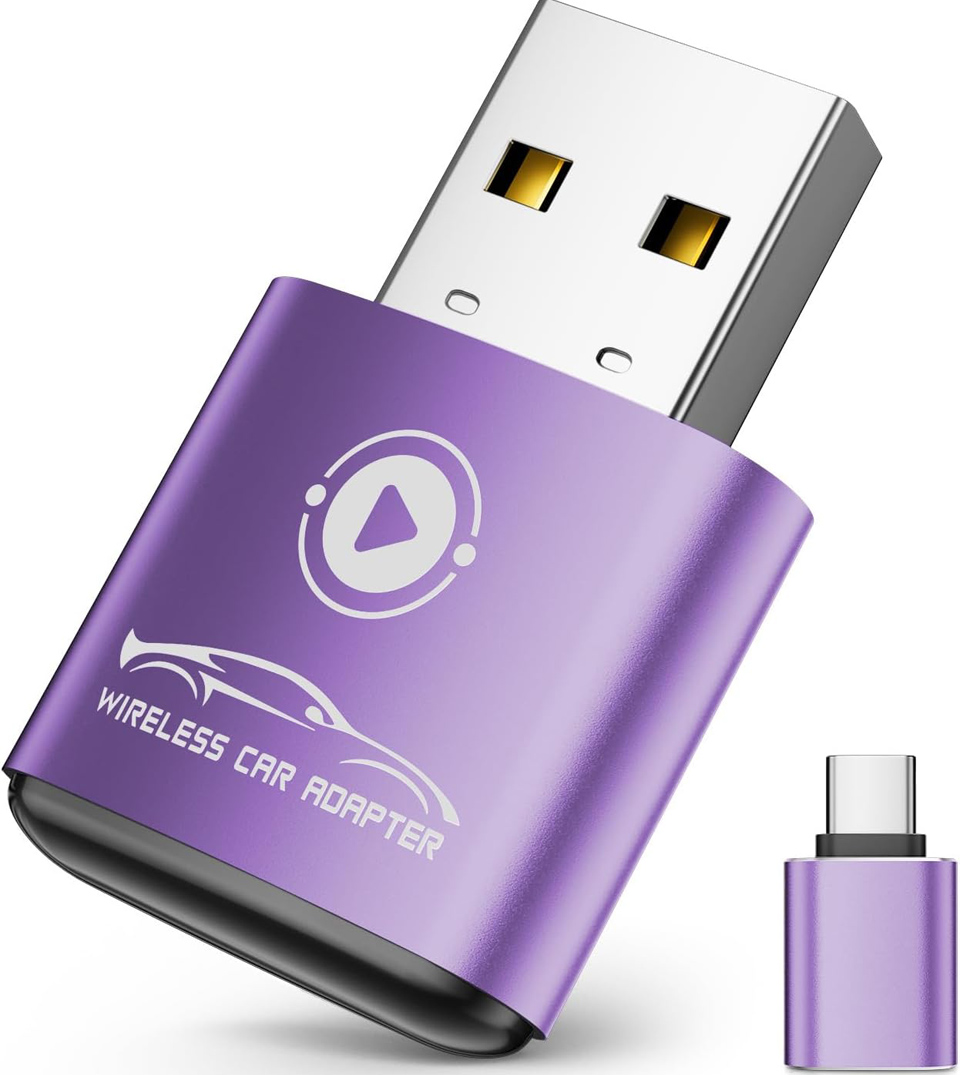 VNILRGLE Mini Wireless CarPlay Adapter For Apple iPhone