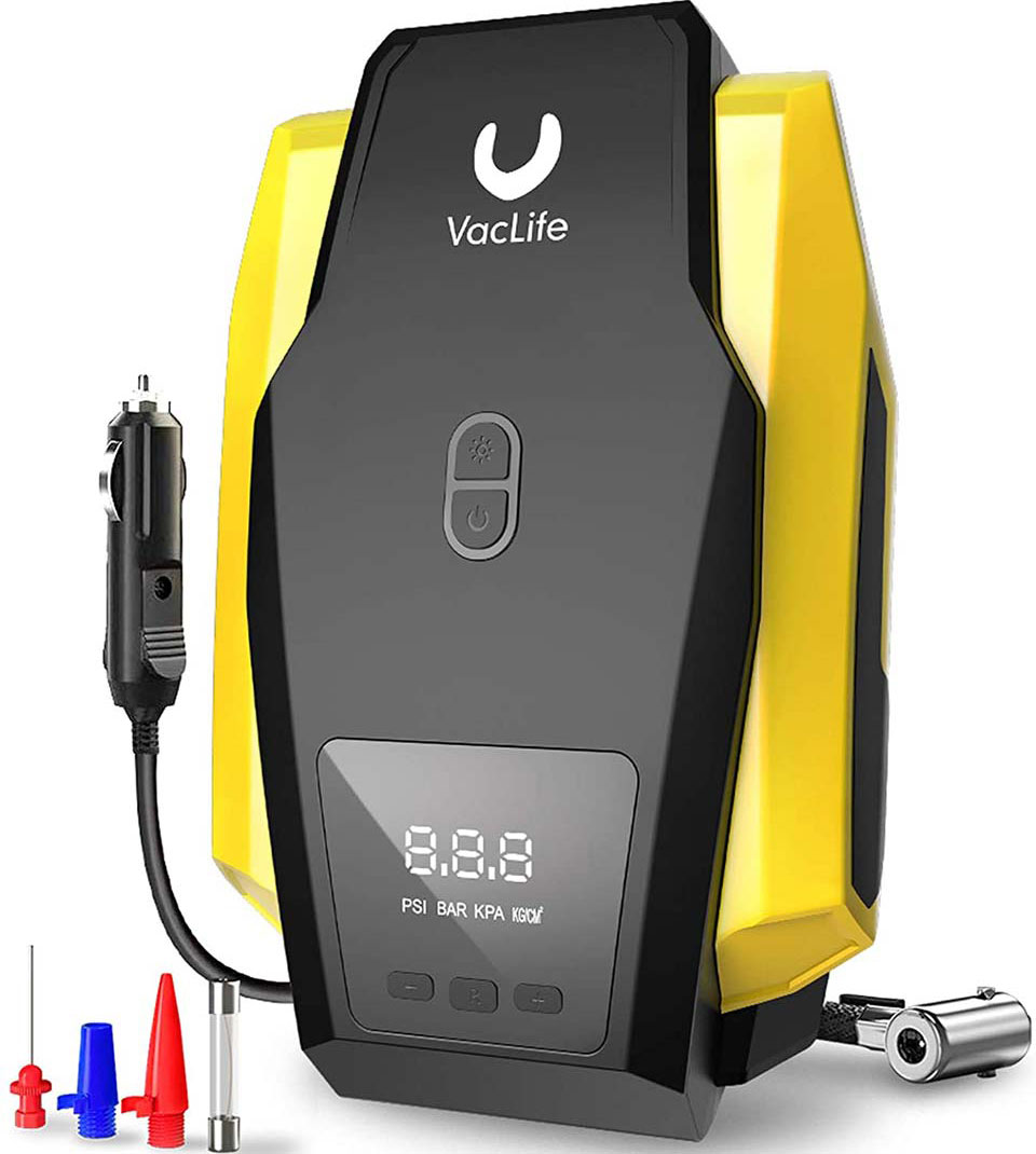 VacLife 12V Portable Digital Air Compressor 