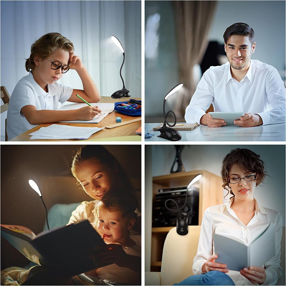 Vont LED Clip On Reading Light