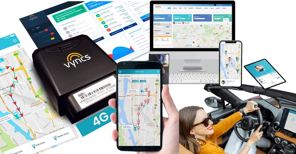 Vyncs 4G GPS Tracker For Vehicles No Monthly Fee
