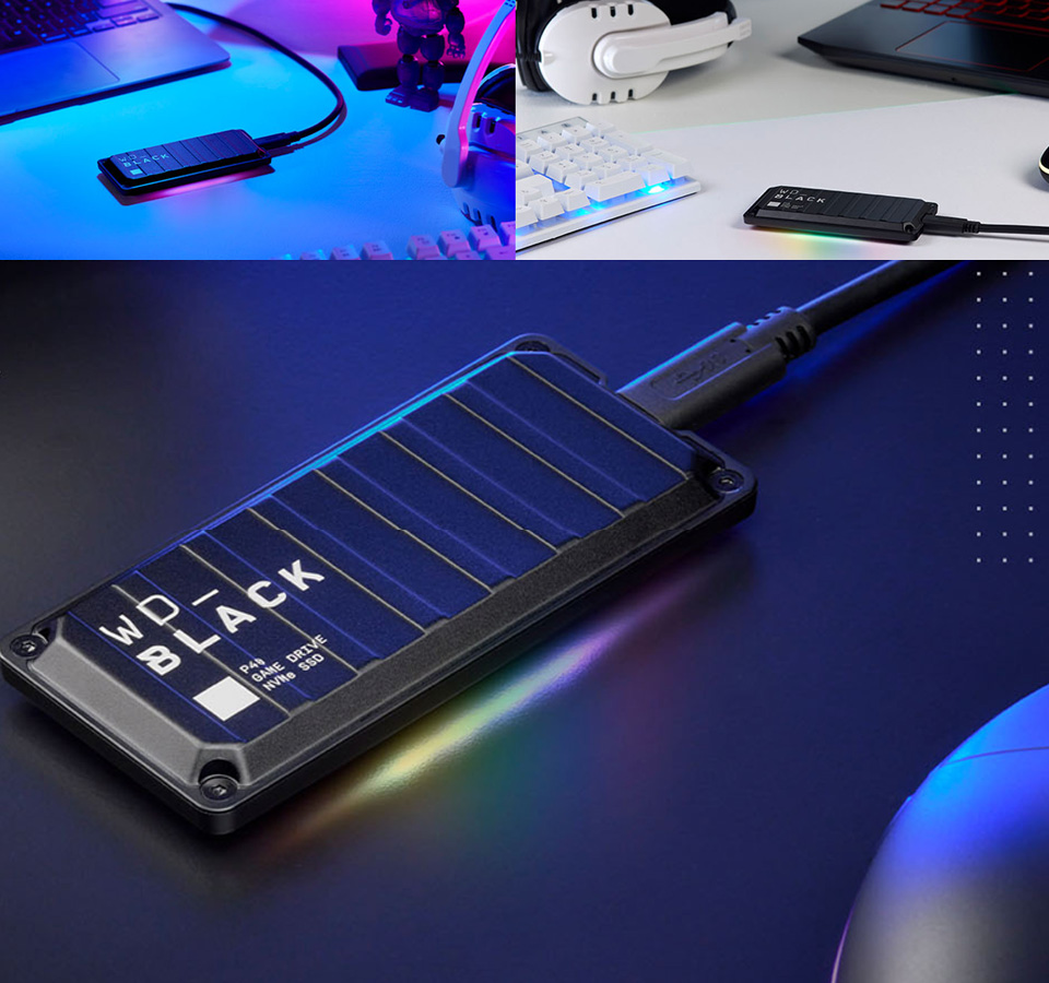 WD BLACK P40 1TB Portable Gaming SSD Drive