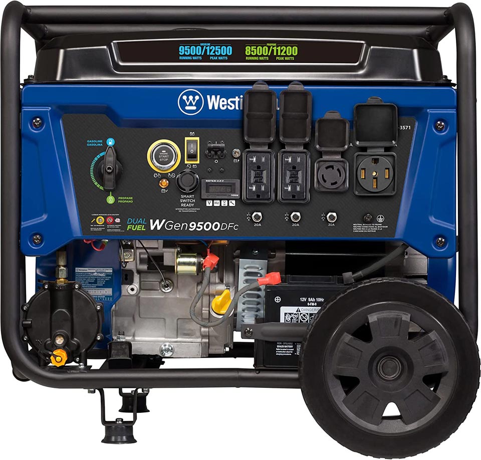 Westinghouse 12500 Watt Dual Fuel Portable Generator