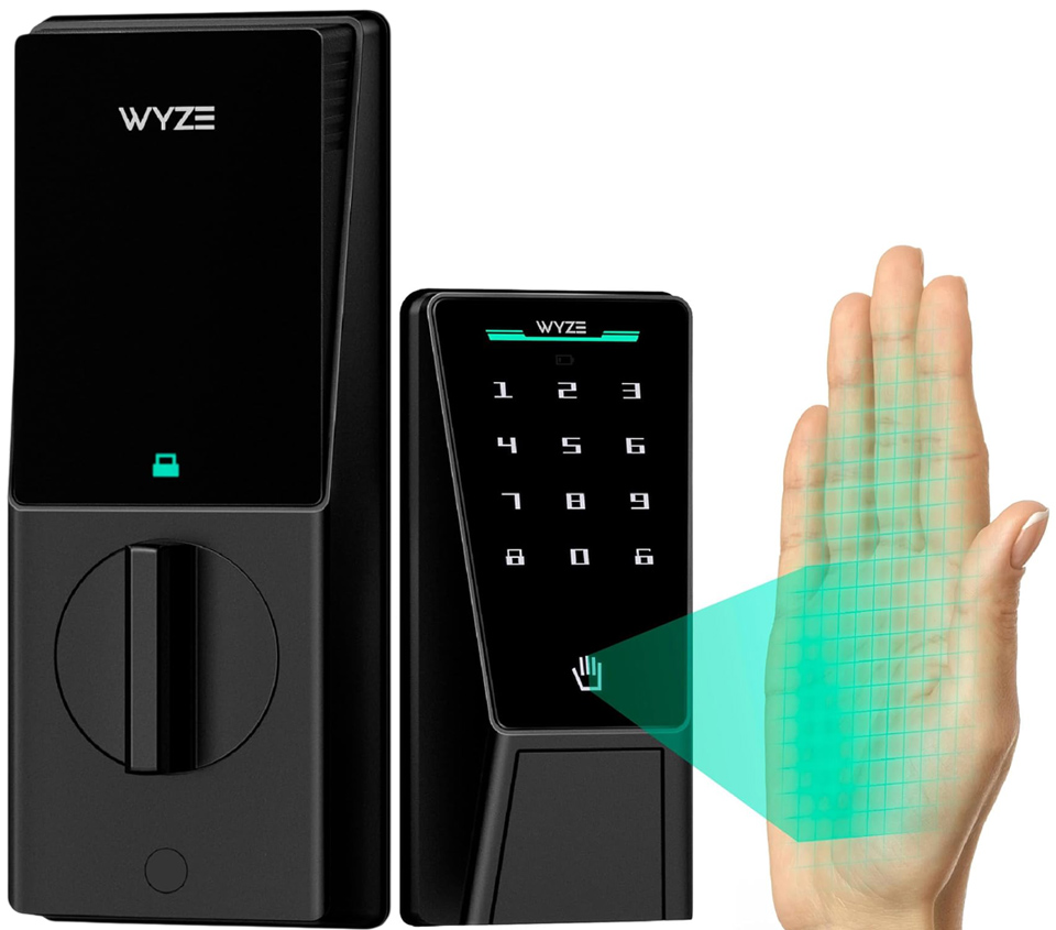 Wyze Keyless Smart Door Lock With Palm Vein Recognition