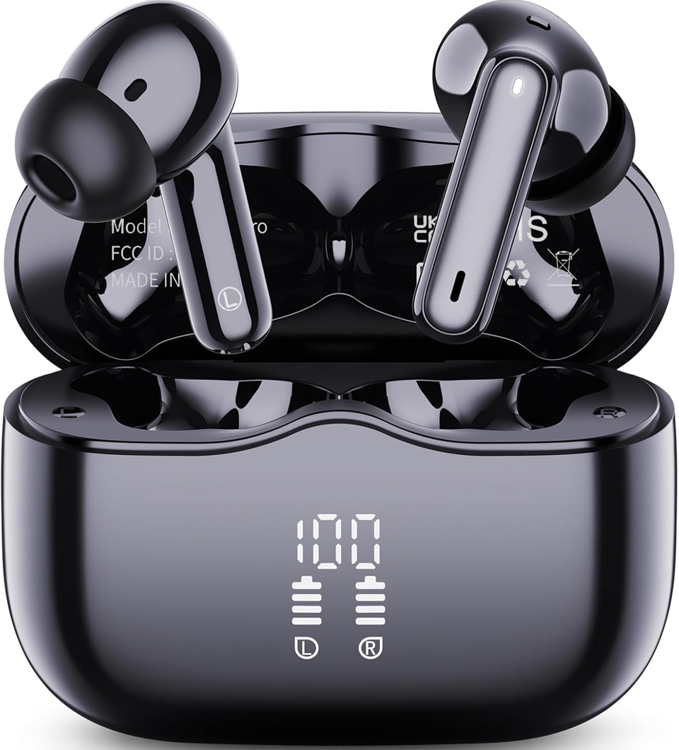 Xinwld Bluetooth 5-4 Noise-Cancelling Wireless Earbuds