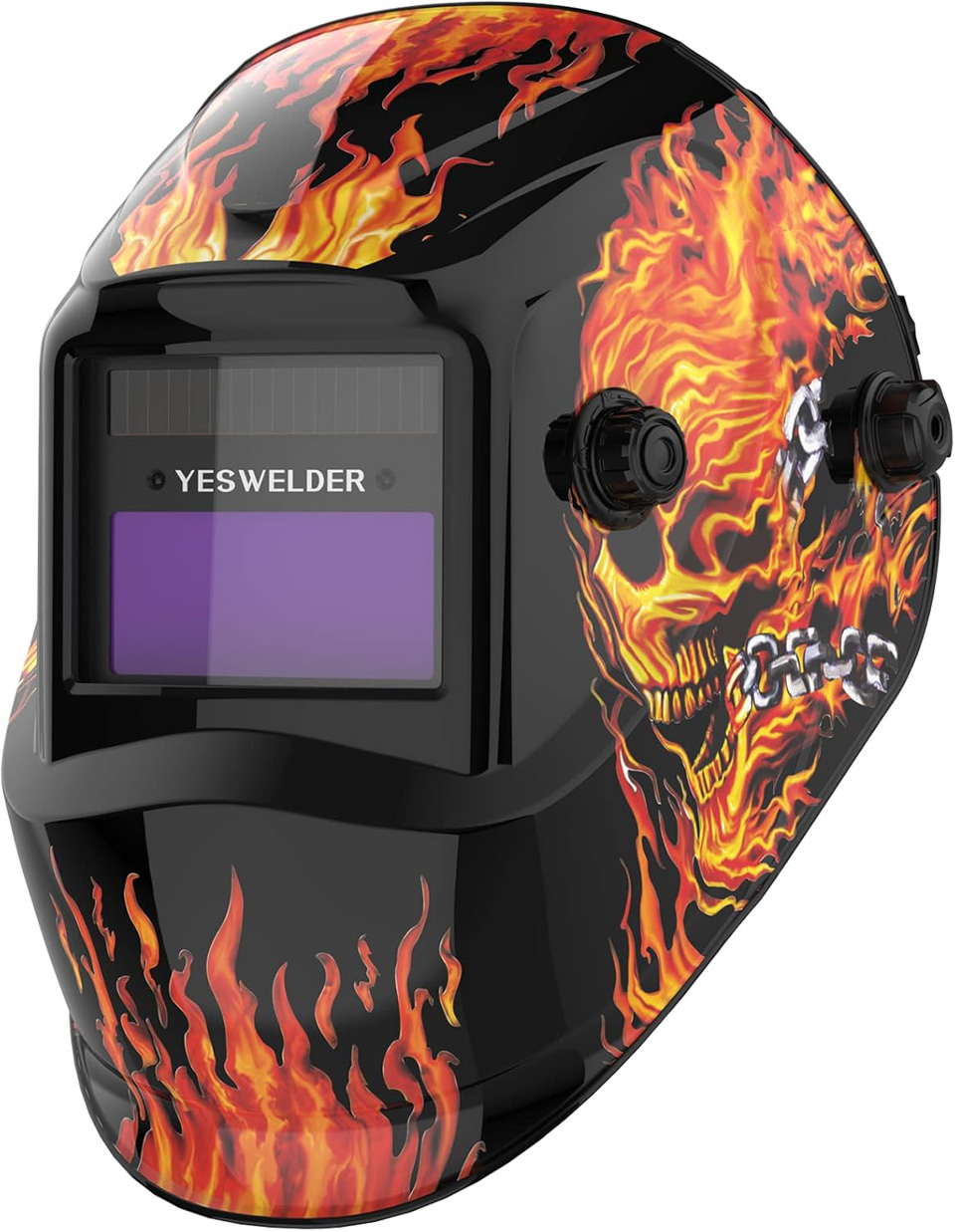 YESWELDER True Color Solar Powered Auto Darkening Welding Helmet