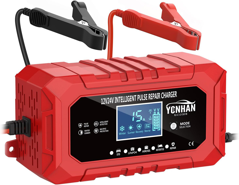 YONHAN Fully-Automatic Smart Car Battery Charger