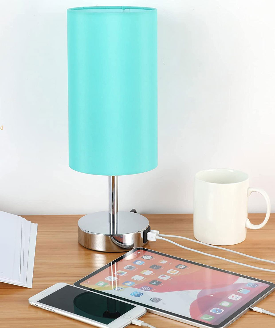 Yarra-Decor Touch Contro lBedside Lamp With USB Port