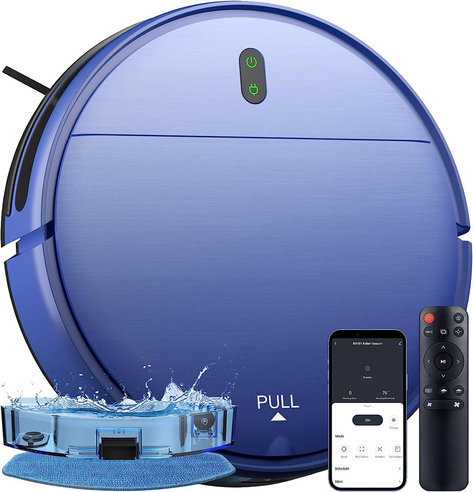 ZCWA Robot Vacuum And Mop Combo