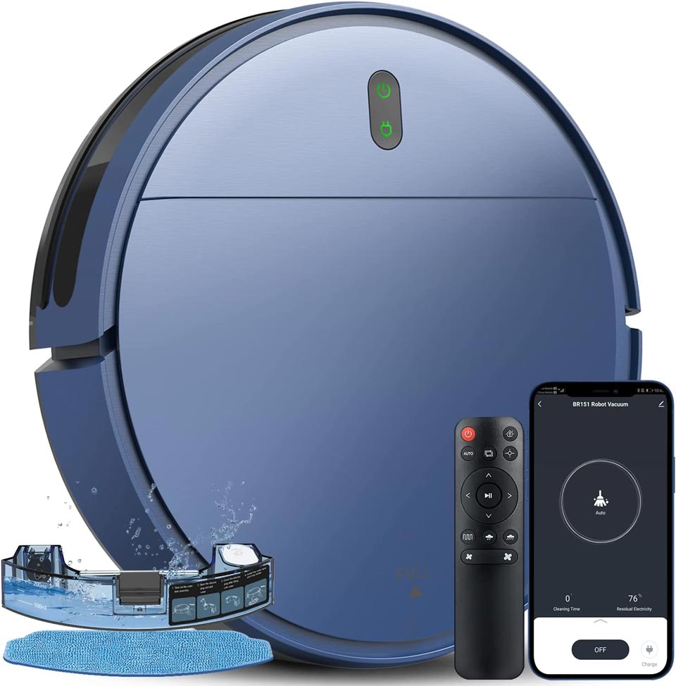 ZCWA Robot Vacuum And Mop Combo