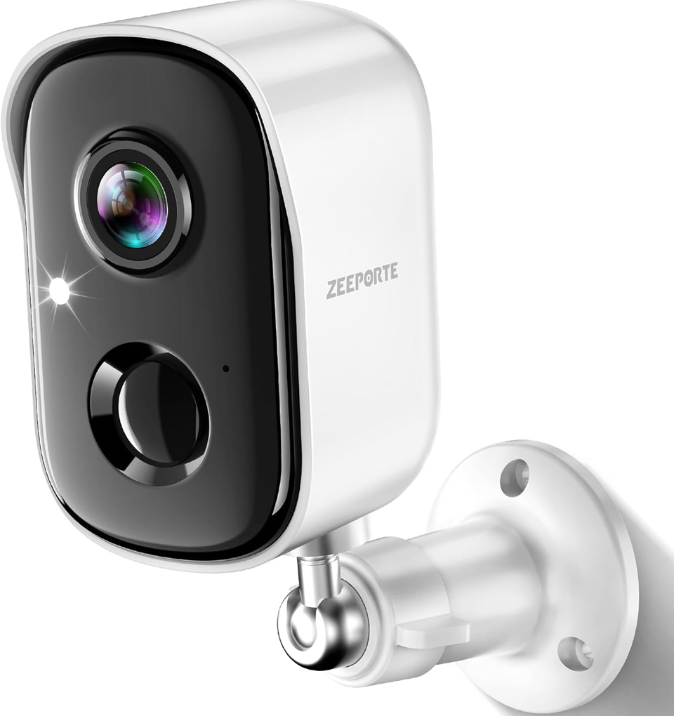ZEEPORTE WiFi Security Camera With AI Motion Detection