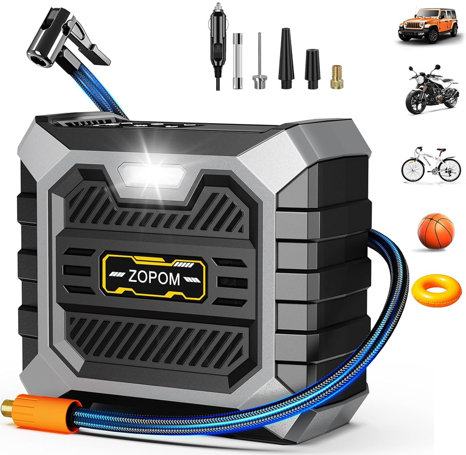 ZOPOM Tire Inflator Portable Air Compressor