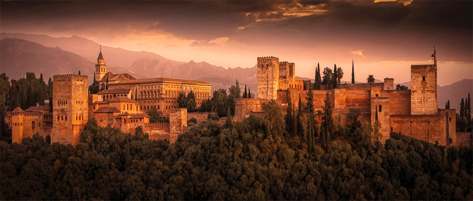 Alhambra Palace and fortress Granada