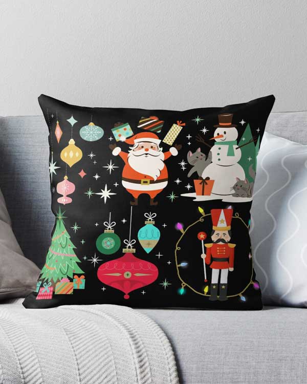 All Things Christmas Throw Pillow And More