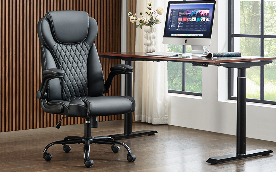 amseatec Ergonomic Executive Leather Chair 