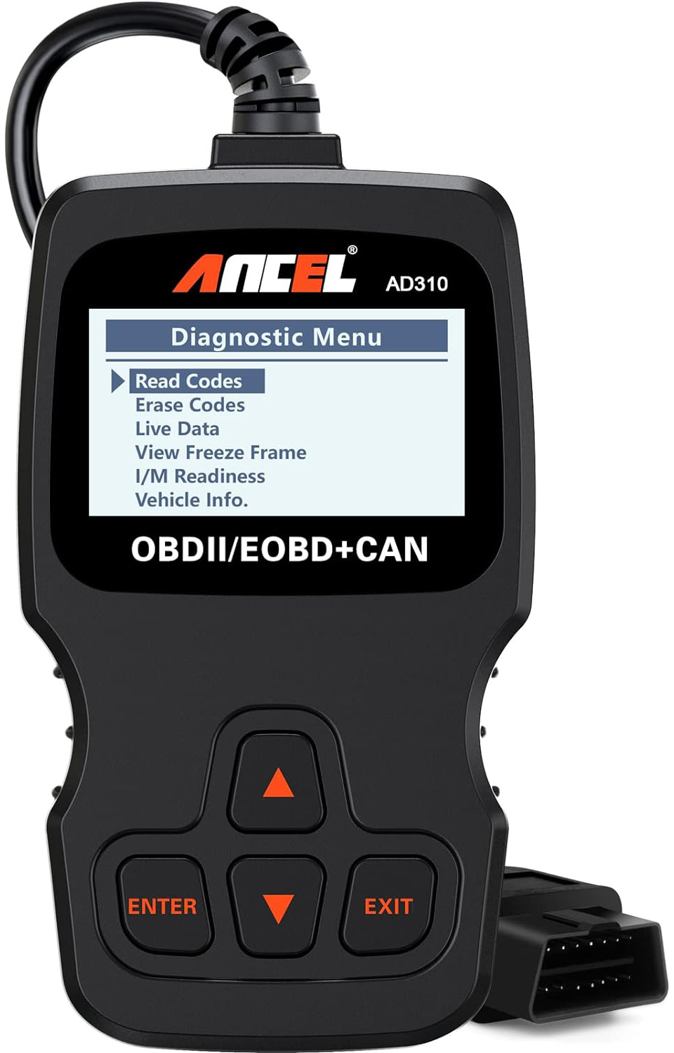 ANCEL Classic Enhanced Universal OBD II Car Engine Fault Code Reader