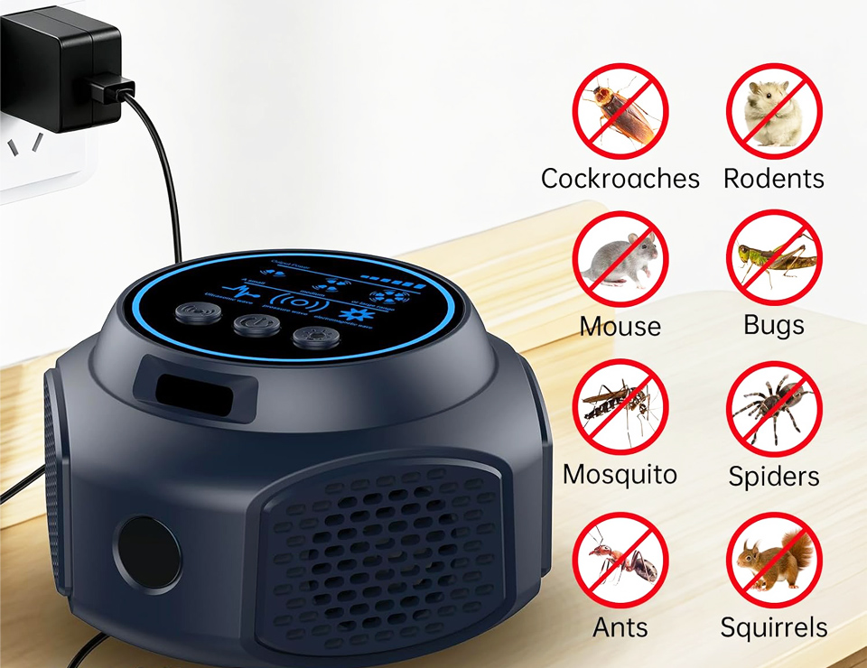 BORHOOD Ultrasonic Plug-In Pest Repellent