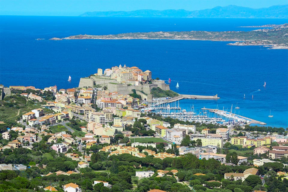 Another view of the Calvi Citadel, Corsica France