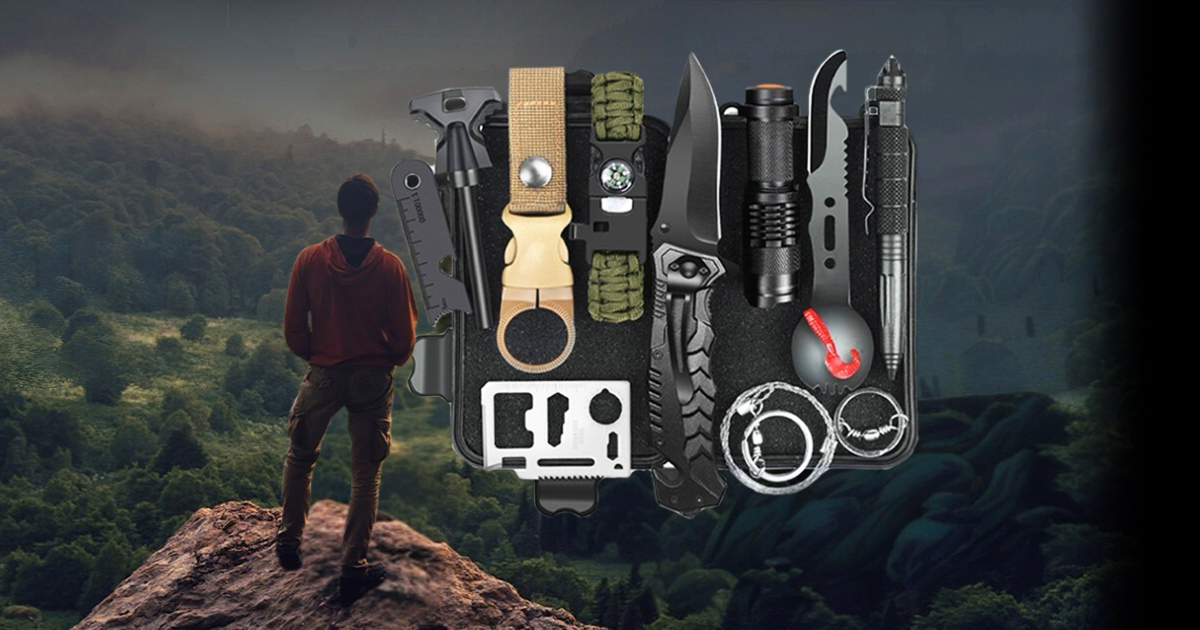 Best-selling camping survival kit as Christmas gift